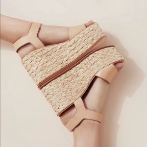 Loeffler Randall Alessa Woven Espadrille Flatform Sandals